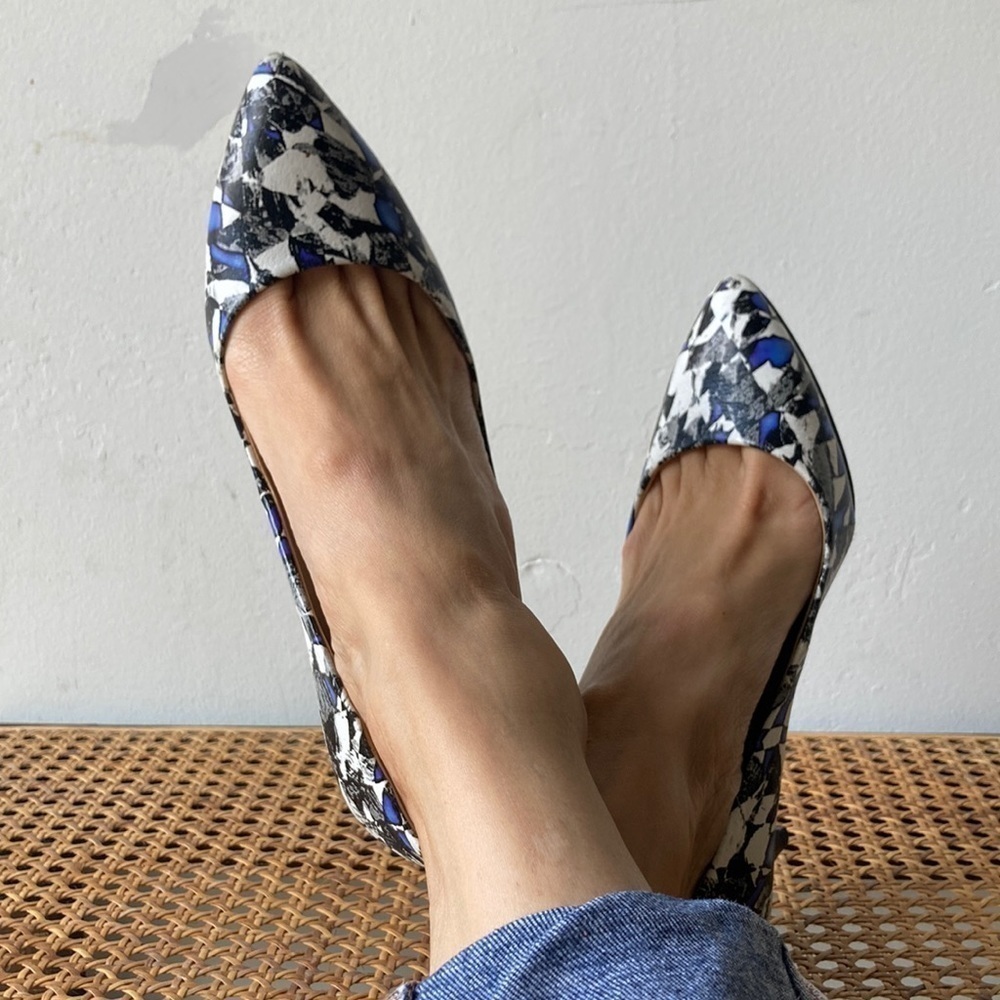 Joes Jeans Mosaic Leather Pumps